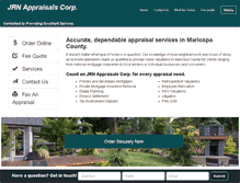 Tablet Screenshot of jrnappraisals.com